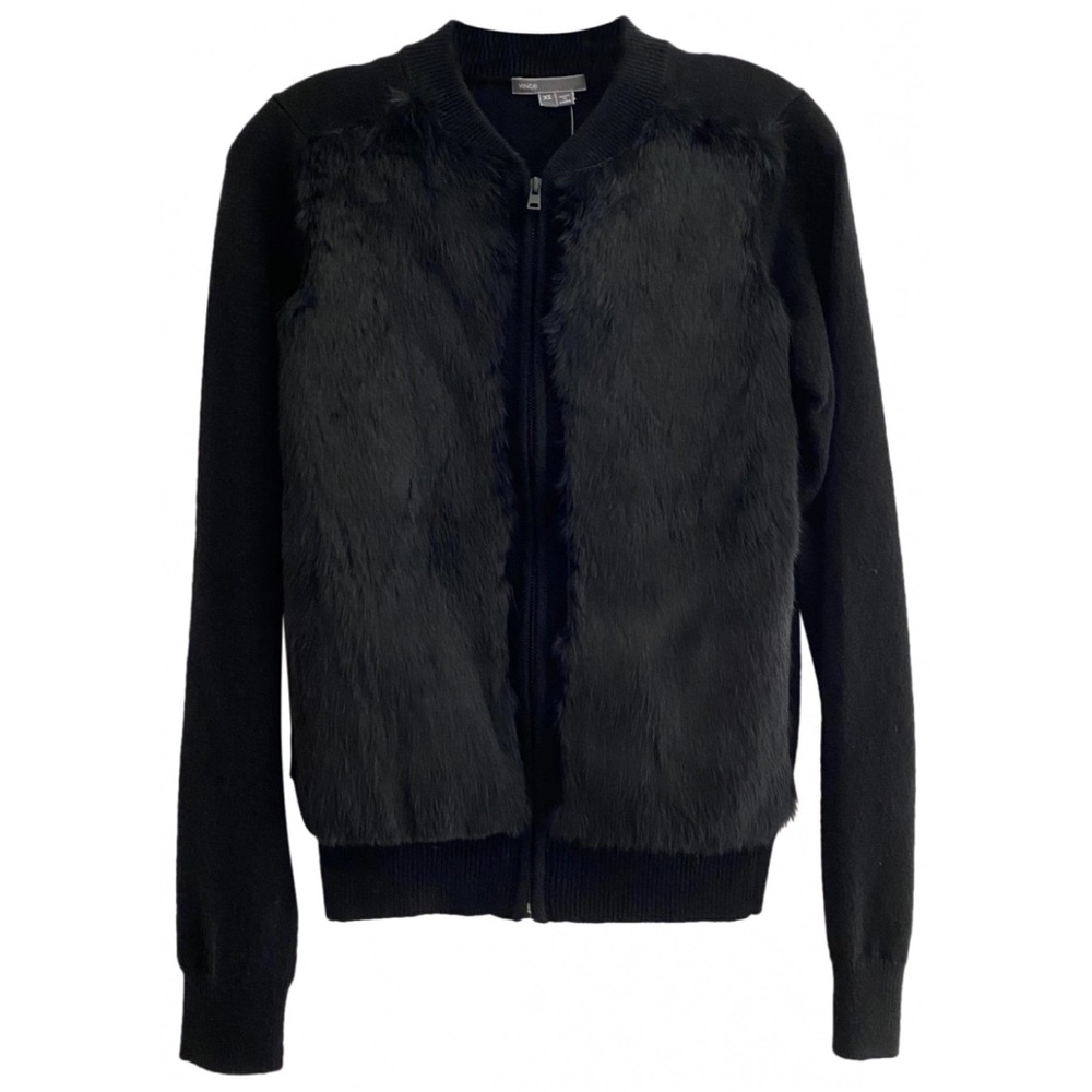 Vince Black Fur Jacket